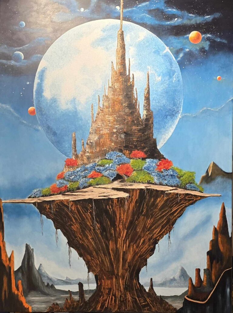 215 - Rock in the moonlight